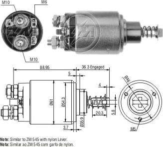 ERA ZM539 - Contacteur, démarreur cwaw.fr