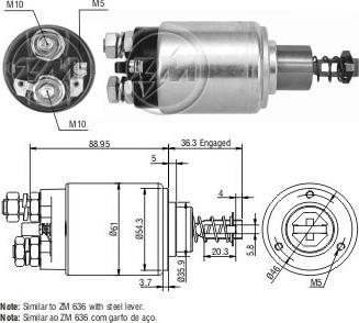 ERA ZM536 - Contacteur, démarreur cwaw.fr