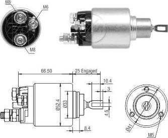 ERA ZM5382 - Contacteur, démarreur cwaw.fr