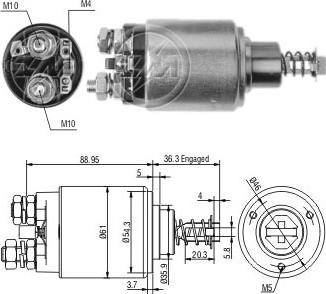 ERA ZM538 - Contacteur, démarreur cwaw.fr