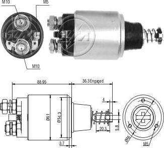 ERA ZM537 - Contacteur, démarreur cwaw.fr