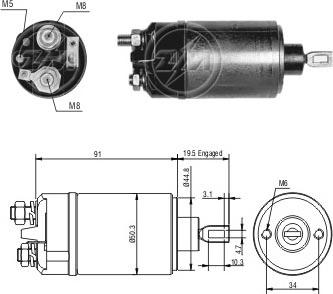 ERA ZM526 - Contacteur, démarreur cwaw.fr