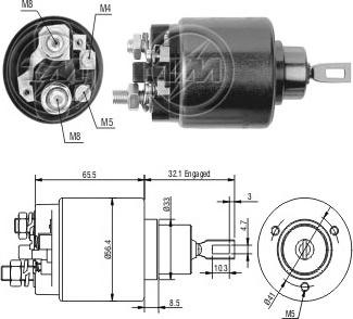 ERA ZM571 - Contacteur, démarreur cwaw.fr