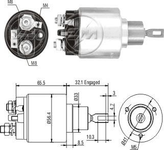 ERA ZM578 - Contacteur, démarreur cwaw.fr