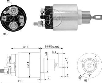 ERA ZM5773 - Contacteur, démarreur cwaw.fr