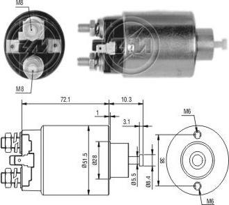 ERA ZM699 - Contacteur, démarreur cwaw.fr