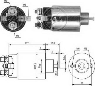 ERA ZM695 - Contacteur, démarreur cwaw.fr