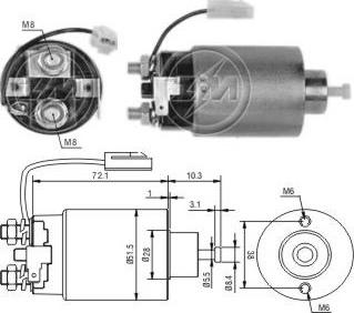 ERA ZM696 - Contacteur, démarreur cwaw.fr