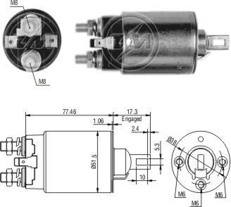 ERA ZM690 - Contacteur, démarreur cwaw.fr