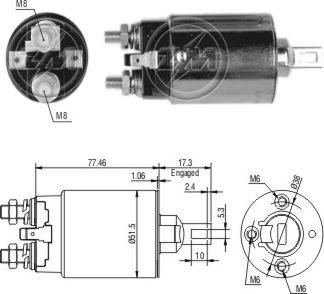 ERA ZM691 - Contacteur, démarreur cwaw.fr