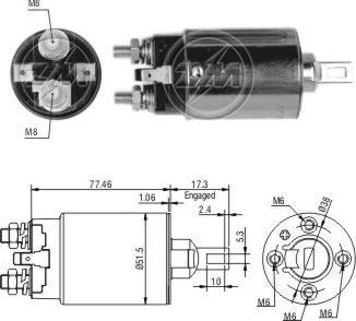 ERA ZM692 - Contacteur, démarreur cwaw.fr