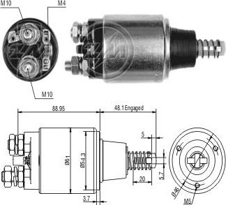 ERA ZM648 - Contacteur, démarreur cwaw.fr