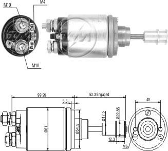 ERA ZM643 - Contacteur, démarreur cwaw.fr