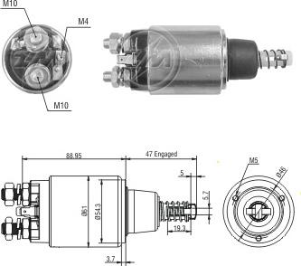 ERA ZM6640 - Contacteur, démarreur cwaw.fr