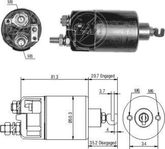 ERA ZM660 - Contacteur, démarreur cwaw.fr