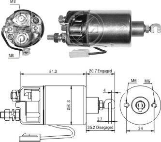 ERA ZM662 - Contacteur, démarreur cwaw.fr