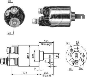 ERA ZM603 - Contacteur, démarreur cwaw.fr