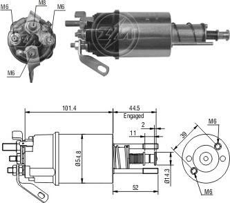 ERA ZM610 - Contacteur, démarreur cwaw.fr