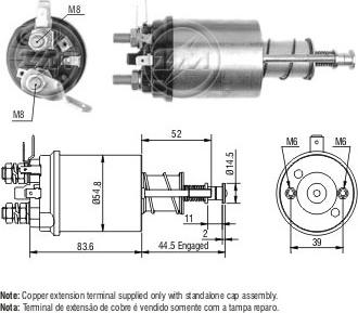 ERA ZM612 - Contacteur, démarreur cwaw.fr