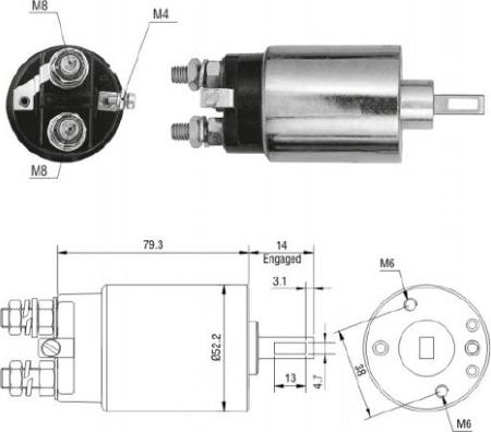 ERA ZM689 - Contacteur, démarreur cwaw.fr