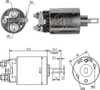 ERA ZM685 - Contacteur, démarreur cwaw.fr