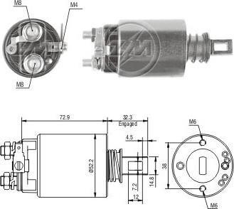 ERA ZM686 - Contacteur, démarreur cwaw.fr