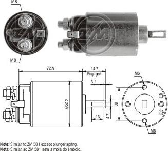 ERA ZM680 - Contacteur, démarreur cwaw.fr