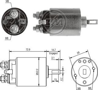 ERA ZM683 - Contacteur, démarreur cwaw.fr