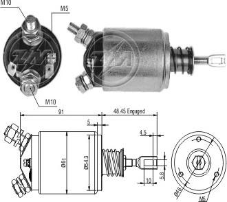 ERA ZM633 - Contacteur, démarreur cwaw.fr