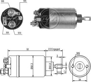 ERA ZM629 - Contacteur, démarreur cwaw.fr