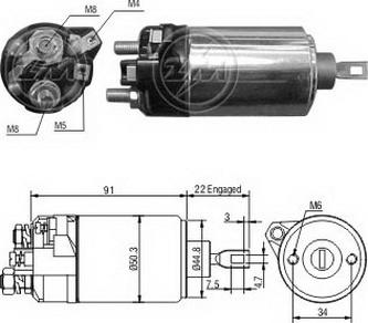 ERA ZM625 - Contacteur, démarreur cwaw.fr