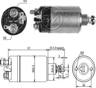 ERA ZM626 - Contacteur, démarreur cwaw.fr