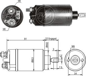 ERA ZM621 - Contacteur, démarreur cwaw.fr