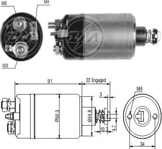 ERA ZM627 - Contacteur, démarreur cwaw.fr