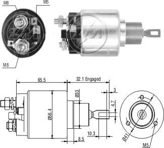 ERA ZM674 - Contacteur, démarreur cwaw.fr