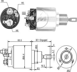 ERA ZM675 - Contacteur, démarreur cwaw.fr