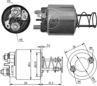 ERA ZM1594 - Contacteur, démarreur cwaw.fr