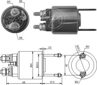 ERA ZM1596 - Contacteur, démarreur cwaw.fr