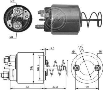 ERA ZM1597 - Contacteur, démarreur cwaw.fr