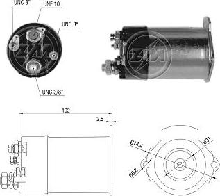 ERA ZM1551 - Contacteur, démarreur cwaw.fr