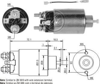 ERA ZM1699 - Contacteur, démarreur cwaw.fr