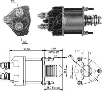 ERA ZM1650 - Contacteur, démarreur cwaw.fr