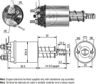 ERA ZM1613 - Contacteur, démarreur cwaw.fr