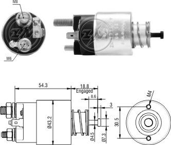 ERA ZM1391 - Contacteur, démarreur cwaw.fr