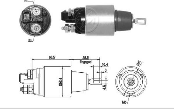 ERA ZM1382 - Contacteur, démarreur cwaw.fr