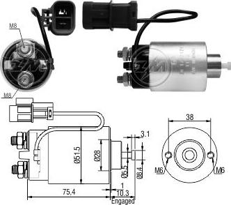 ERA ZM1792 - Contacteur, démarreur cwaw.fr