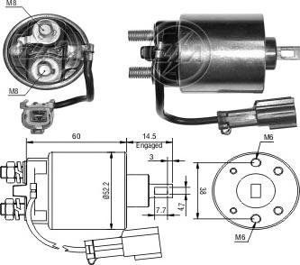 ERA ZM1719 - Contacteur, démarreur cwaw.fr