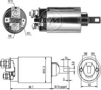 ERA ZM890 - Contacteur, démarreur cwaw.fr