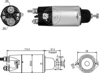 ERA ZM898 - Contacteur, démarreur cwaw.fr