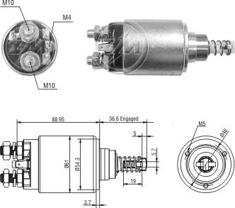 ERA ZM8640 - Contacteur, démarreur cwaw.fr